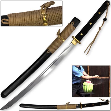 Modern Sporting Sword Tactical Wakizashi Of Honshou 1045 High Carbon W
