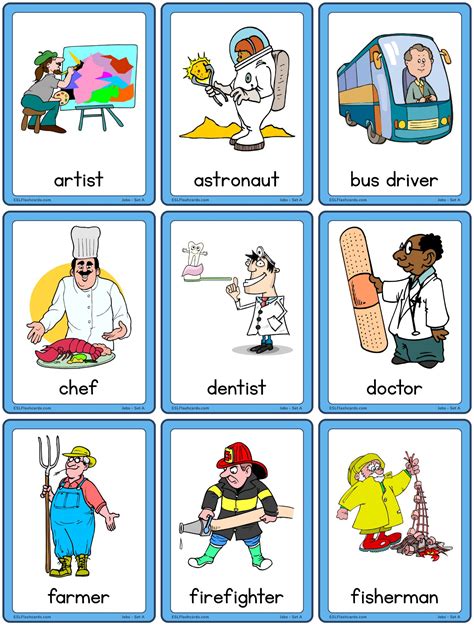 Esl Flashcards Printables