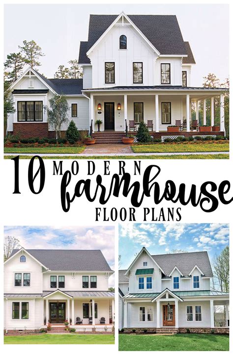 10 Amazing Modern Farmhouse Floor Plans Modern Farmho