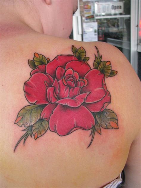 60 Cute Rose Tattoos For Back