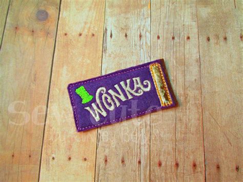 Wonka Bar Embroidery Projects Crafts Diy Crafts