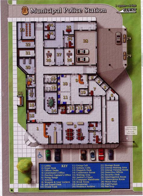 Shadowrun dowd street map : Municipal Police Station (995×1361); shadowrun, floorplan ...