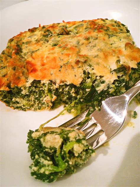 Low Carb Spinach And Ricotta Bake