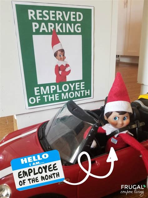 elf employee of the month printable elf on the shelf awesome elf on the shelf ideas elf