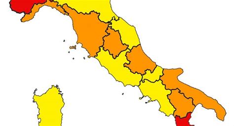 Nuove zone rosse, arancioni e gialle: Zone gialle, rosse e arancioni, i Carabinieri diffondono ...
