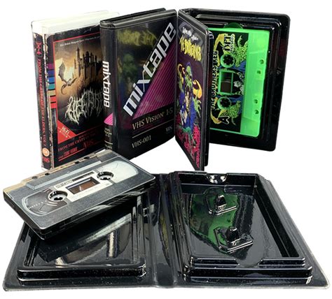Cassette Tape Duplication In Single Rave Cases Band Cds