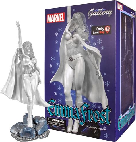 Marvel Diamond Select Emma Frost Pvc Diorama Glitter The Hooded Goblin