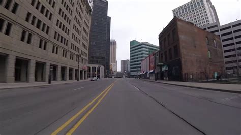 Video Downtown Detroit Eerily Empty During Coronavirus Outbreak Youtube