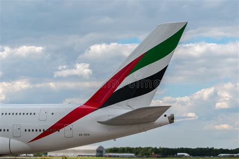 Emirates Airbus A380 Tail Editorial Photography Image 58090752
