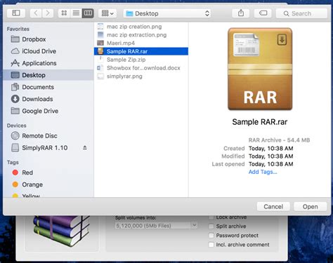 How To Open Zip And Rar Files On Mac Os X Or Macos
