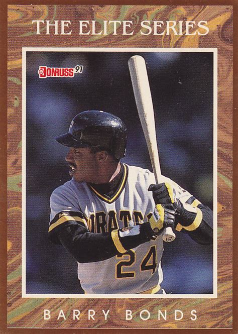Unwrapping barry bonds rookie card populations as action picks up. Baseball Cards Rule: 1991 Donruss Elite #1 Barry Bonds /10,000