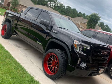 2020 Gmc Sierra 1500 With 22x12 44 Axe Offroad Ax62 And 33125r22