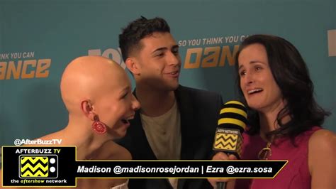 Sytycd Season 16 Ep 10 Red Carpet Interview With Madison And Ezra Youtube