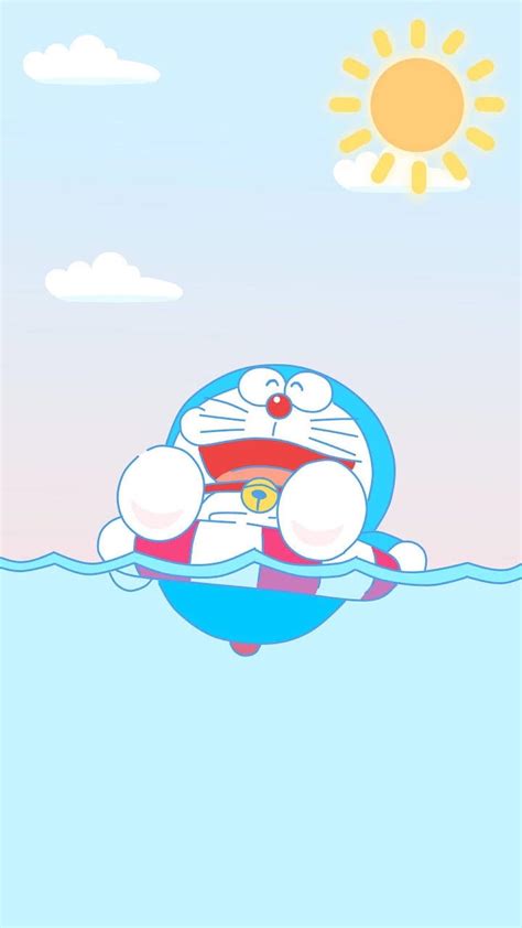 Cute Doraemon Swim Pool Hd Phone Wallpaper Pxfuel