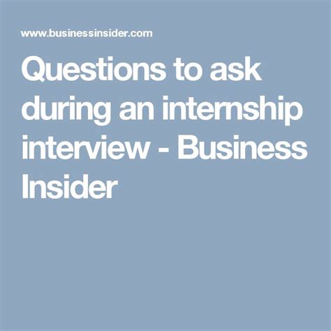 Questions To Ask Interns During Interview