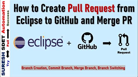 How To Create Pull Request From Eclipse Ide To Github Create Branch