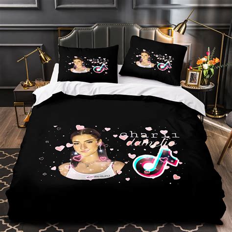 Tiktok Bedding Set Tik Tok Cosplay Quilt Duvet Covers Bed Sheets Sets