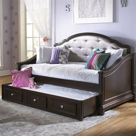 Space saving bunk beds for small rooms. Girls Glam Daybed - Dark Cherry - Kids Daybeds at Hayneedle
