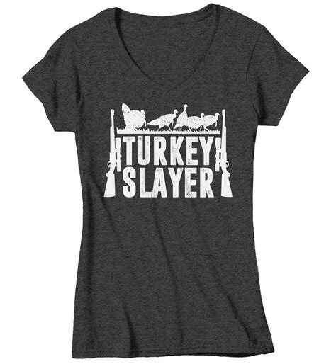 women s funny hunter t shirt thanksgiving shirt turkey etsy