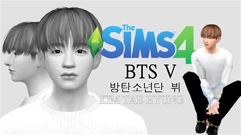 The Sims 4 Create A Sim Vtaehyung뷔김태형 Of Bts방탄소년단 Dl W Cc