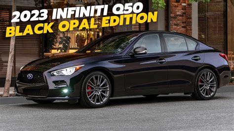 2023 Infiniti Q50 Red Sport 400 Black Opal Edition Gets Color Shifting