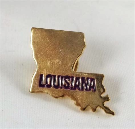 State Of Louisiana Lapel Pin Hat Pin Ebay