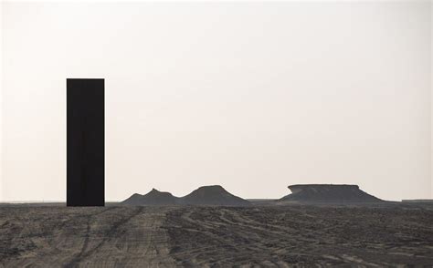 Sculptures In The Middle Of Qatars Desert By Richard Serra Collateral