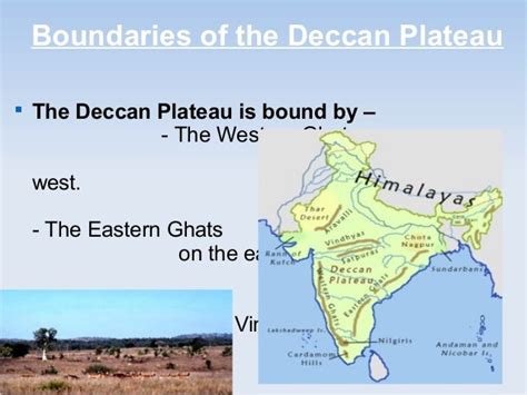 Deccan Plateau Location In India Map