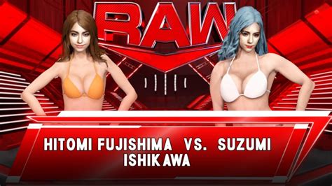 Wrestle Angels ver WWE 2K23 藤島 瞳 vs 石川 涼美 Hitomi Fujishima vs Suzumi