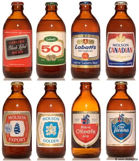 The stubby beer bottle was canada's national beer bottle from 1961 to 1984. Beer Cans and Bottles - General Design - Chris Creamer's ...