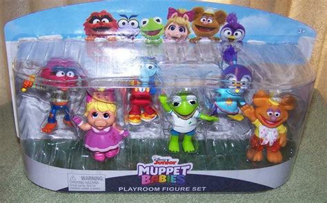 Disney Junior Muppet Babies 6 Pc Playroom Figures Set New Tv And Movie