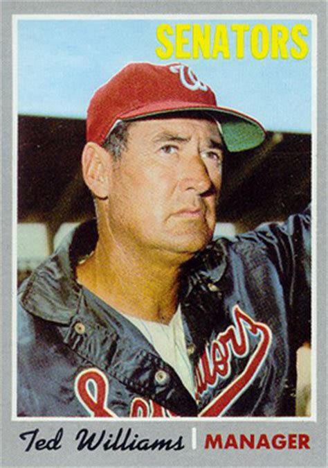 Luke appling (94.0% in 1964), 3. 1970 Topps Ted Williams #211 Baseball Card Value Price Guide