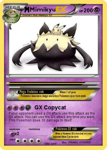 Pokémon Mimikyu 95 95 Gx Copycat My Pokemon Card