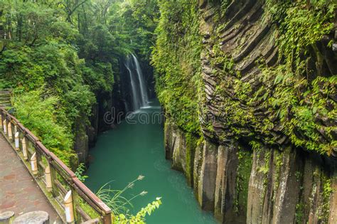 Takachiho Gorge And Waterfall In Miyazaki Kyushu Japan