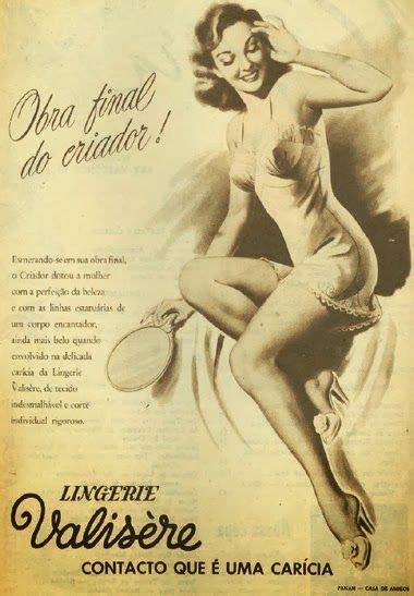 propaganda da lingerie valisère em homenagem às mulheres em 1948 nostalgia pleasantville old