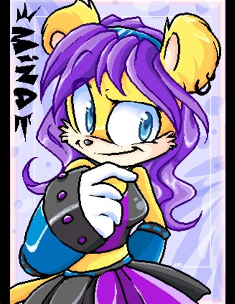 pin by anime lover on mina the mongoose sonic art sonic mina