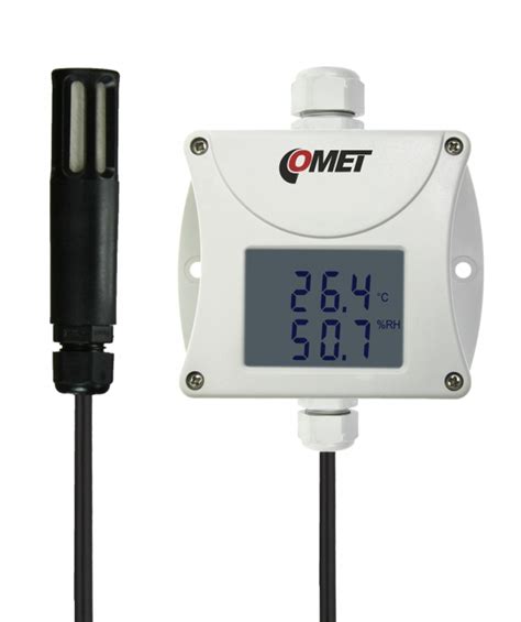 Temperature Humidity Transmitter With 0 10v Output With Cable Probe