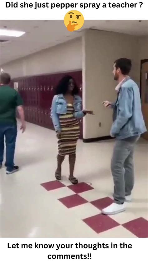 Teacher Gets Pepper Sprayed By Student One News Page Video