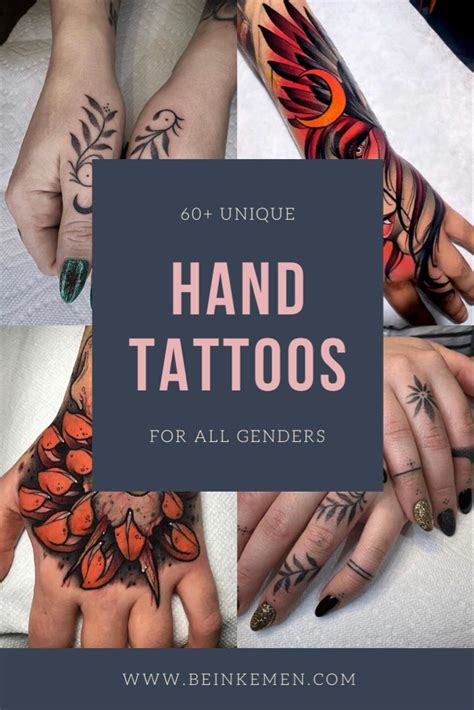 60 Unique Hand Tattoos For All Genders Bein Kemen Unique Hand