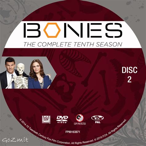 Coversboxsk Bones Season 10 Nordic High Quality Dvd