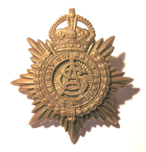 Army Service Corps Officers Cap Badge