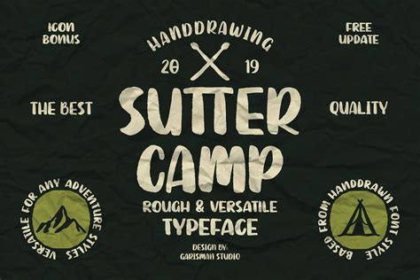 Sutter Camp Font Free And Premium Download
