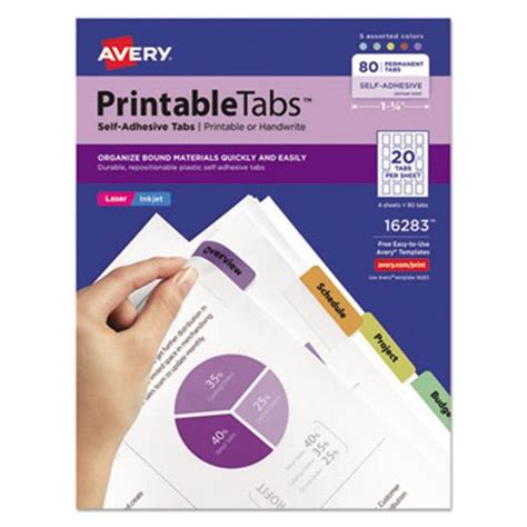 Murphy oil company credit card. Avery Printable Repositionable Plastic Tabs, 1 3/4 Inch, Assorted, 80/Pack AVE16283