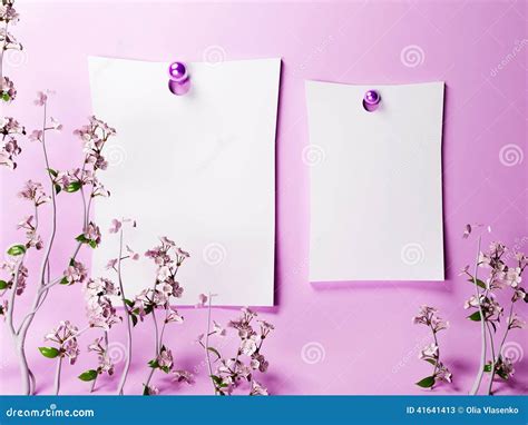Two Romantic Notes On The Wall Stock Illustration Illustration Of