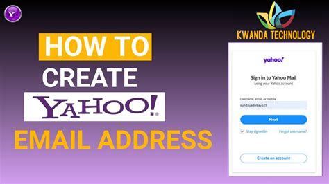 How To Create Yahoo Email Address Youtube