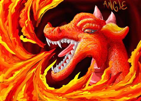 Fiery Dragon By Roguelucifer On Deviantart