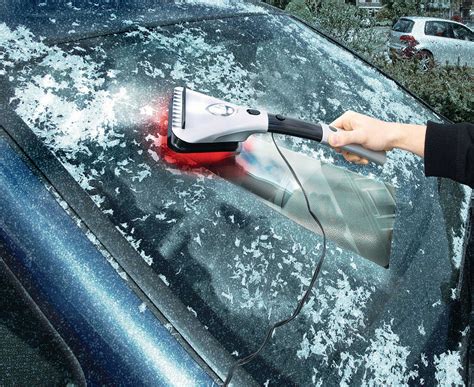 Heated Ice Scraper Long Handle 12v Car Snow Electric Windscreen Cleaner