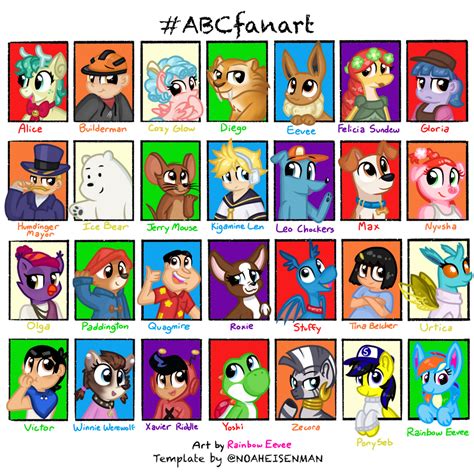 Abc Fanart Abcfanart Rainbow Eevee By Rainboweevee Da On Deviantart