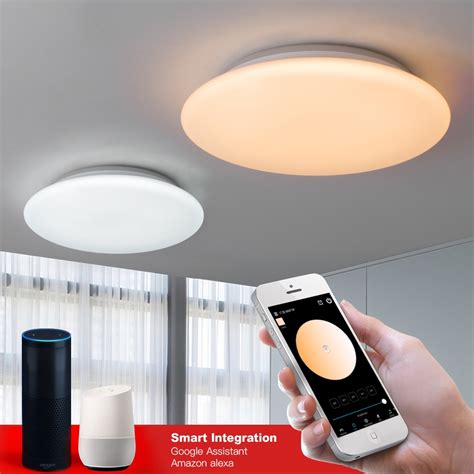 Offdarks Smart Led Ceiling Light Lxd Xg36 Wifi Voice Control Rgb Dimming App Control Living Room