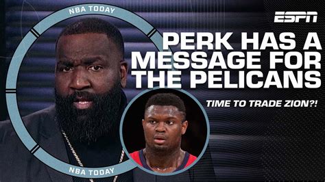 Kendrick Perkins Calls For The Pelicans To Trade Zion Williamson 🗣️👀 Nba Today Youtube